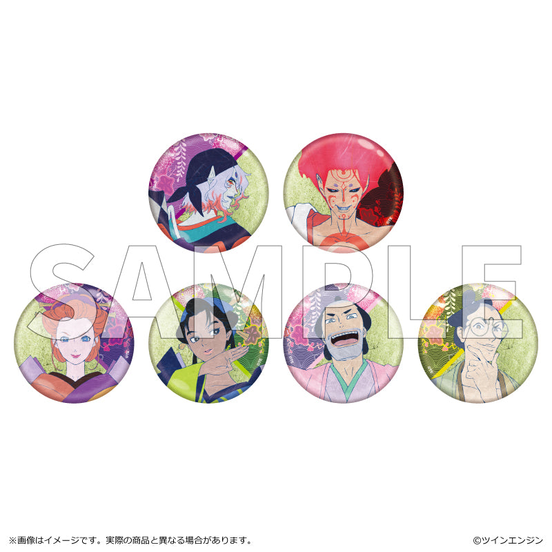 劇場版モノノ怪 第二章 火鼠』 金屏風柄缶バッジ 単品 (トレーディング