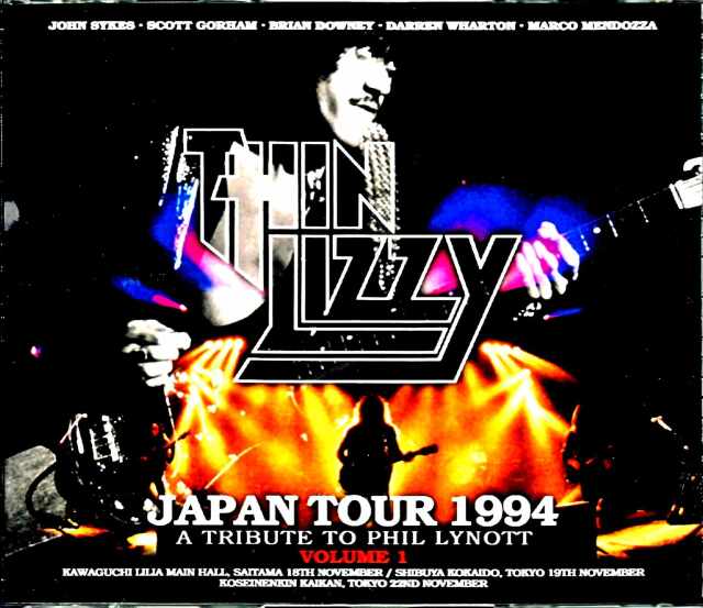 Thin Lizzy フィル・ライノット トリビュート Tシャツ 1994 Thin Lizzy