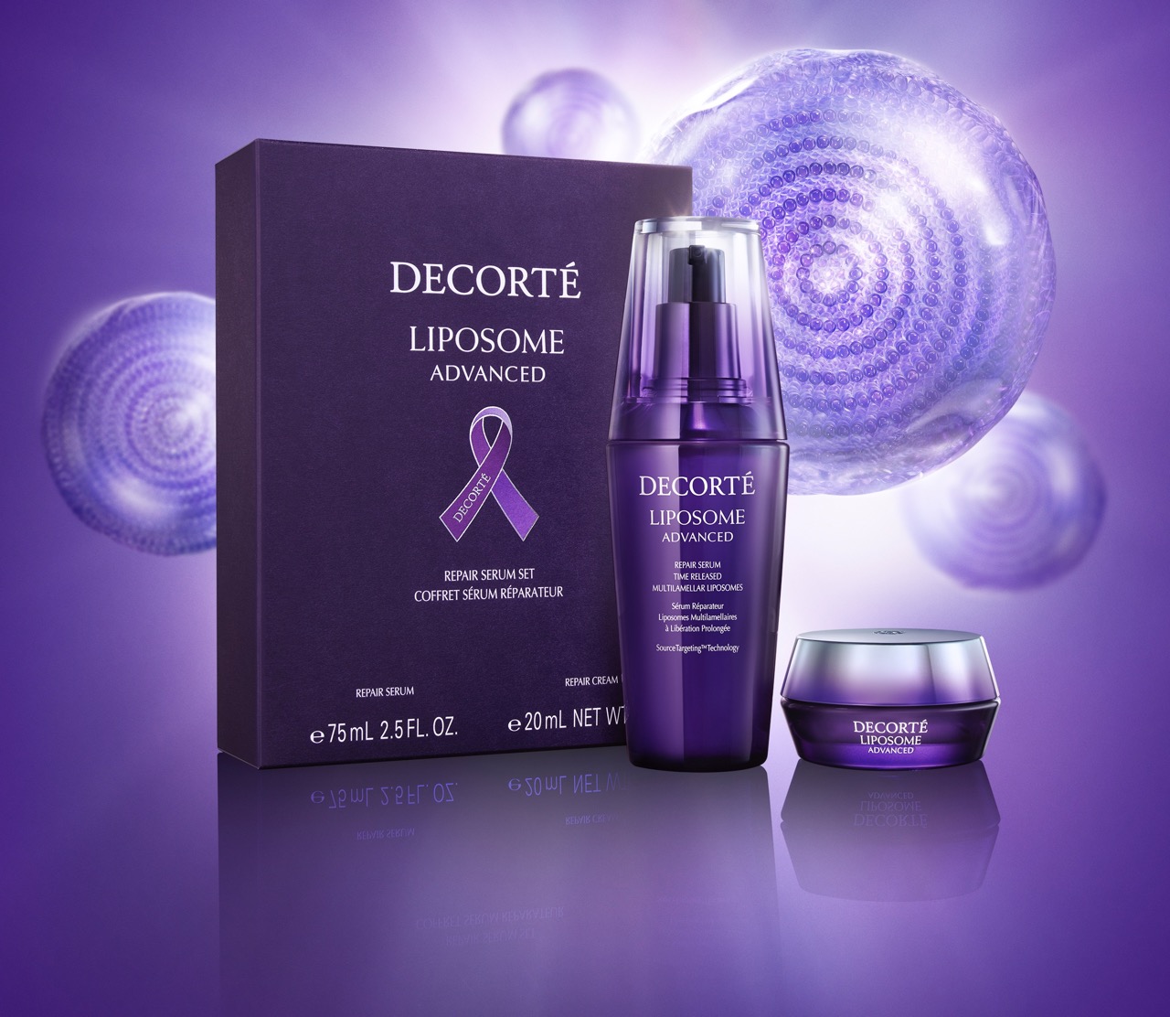 DECORTÉ launches new Liposome Advanced Repair Cream into travel