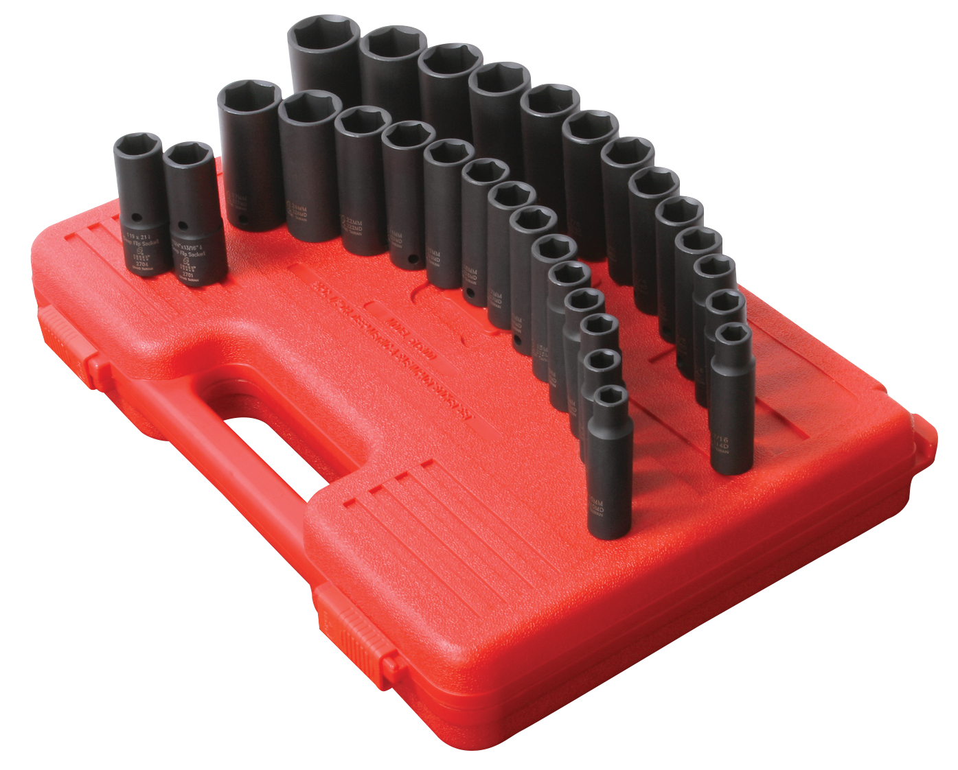 SUNEX TOOLS 29-Piece Standard (SAE) and Metric 1/2-in Drive Set 6