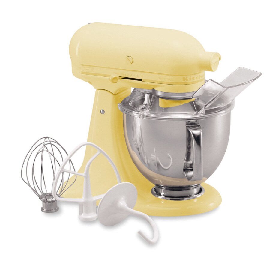 KitchenAid 5-Quart 10-Speed Majestic Yellow Stand Mixer at Lowes.com