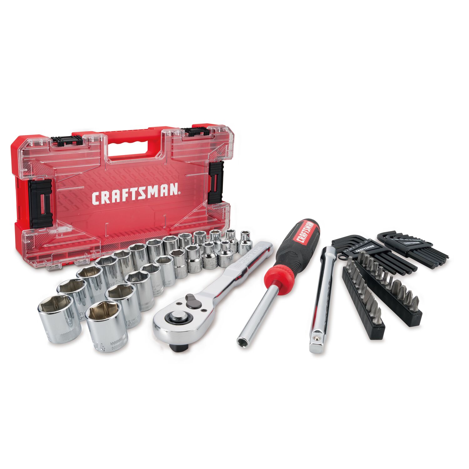 CRAFTSMAN VERSASTACK 63-Piece Standard (SAE) and Metric Polished