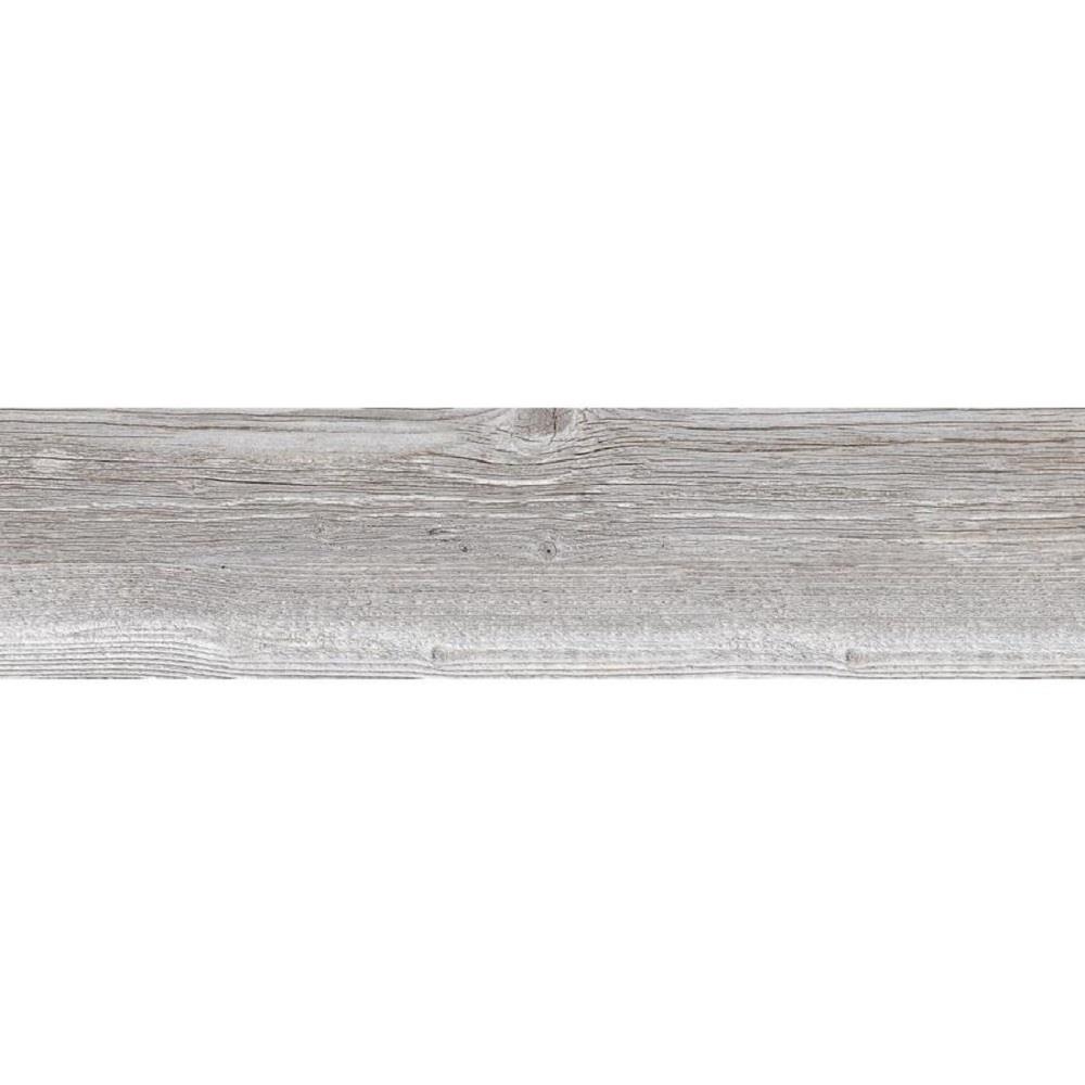 Style Selections (Sample) Woods Vintage Gray 6-in x 6-in Porcelain