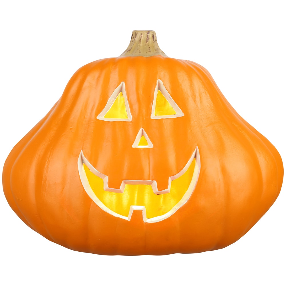 Haunted Living 10.83-in Tabletop Lighted Jack-o-lantern Door