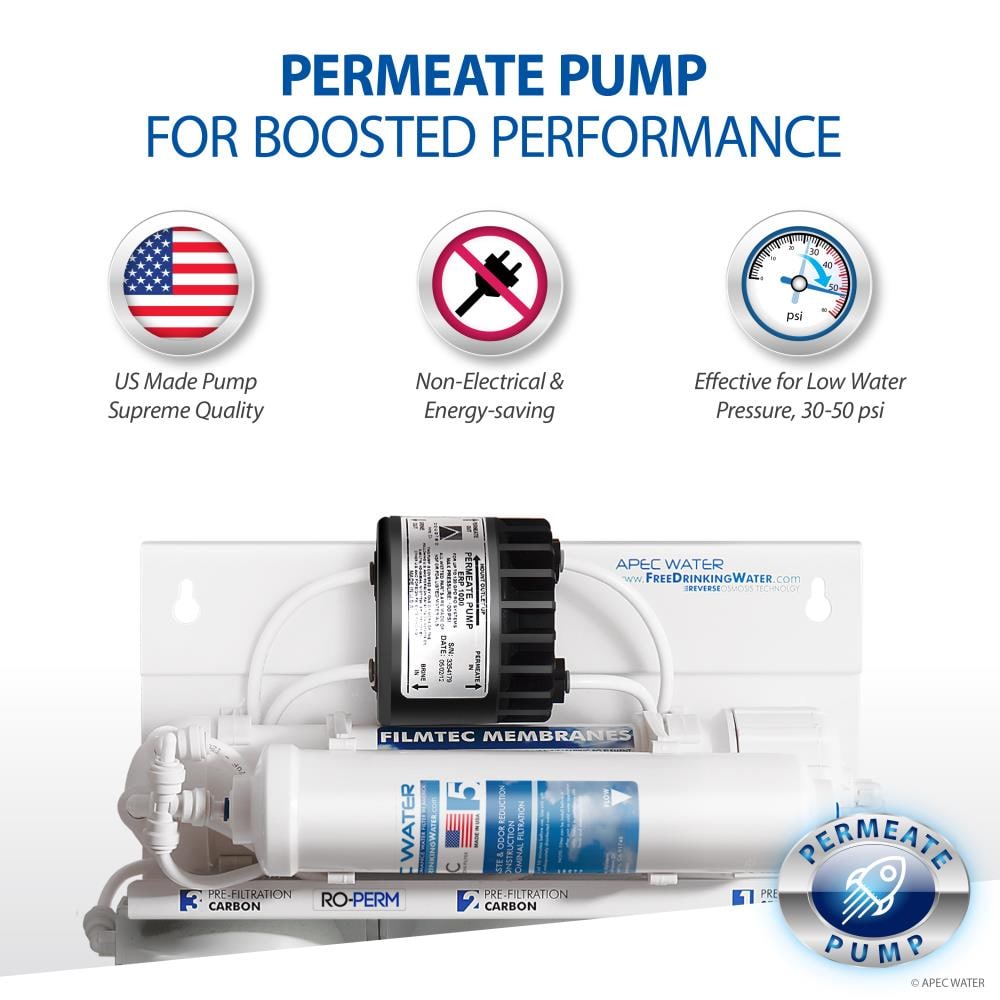 APEC Water ULTIMATE 5-stage Mechanical Filtration Reverse Osmosis