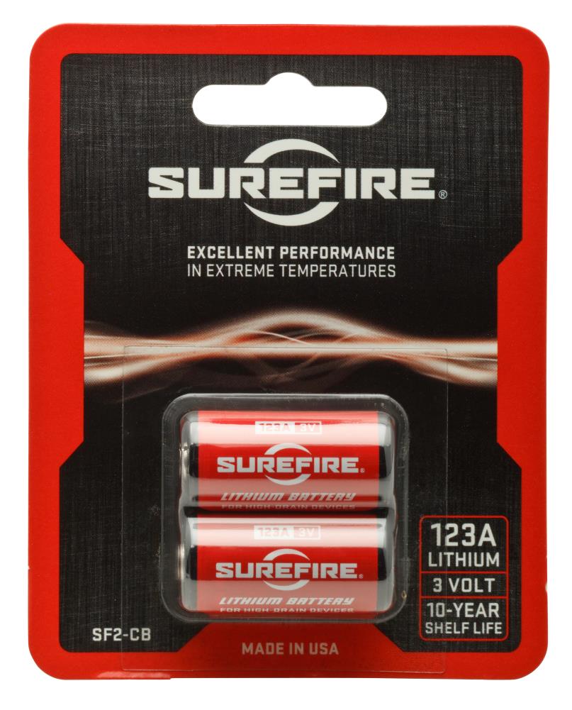 SureFire Lithium Cr123 Flashlight Batteries SF2-CB at Lowes.com