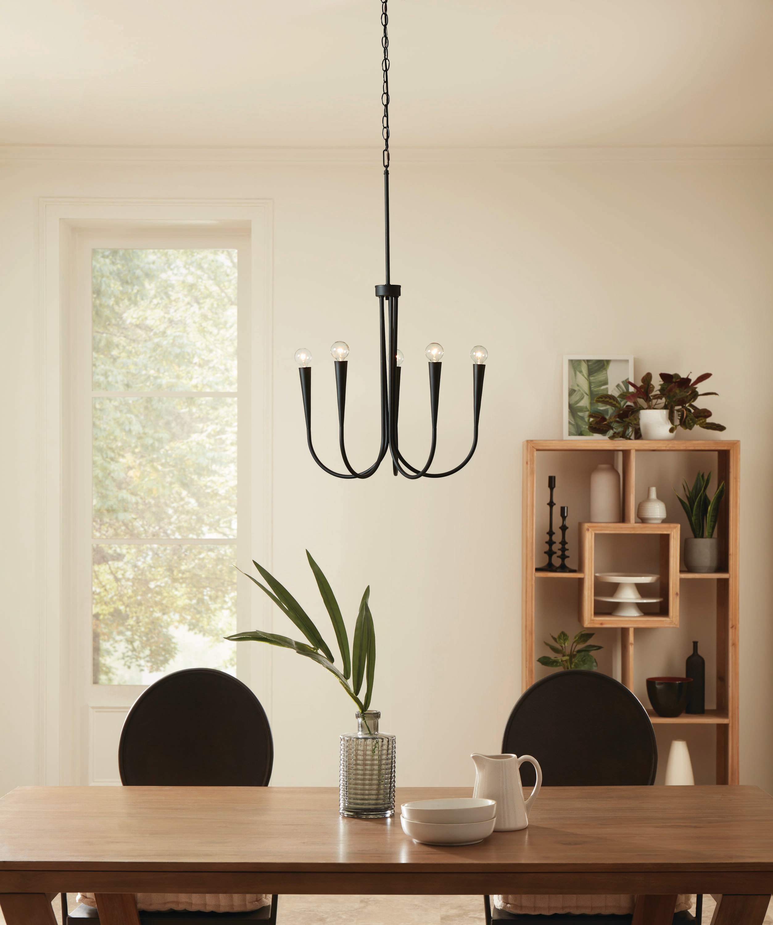 Origin 21 TRENTON 5-Light Matte Black Modern/Contemporary Bare