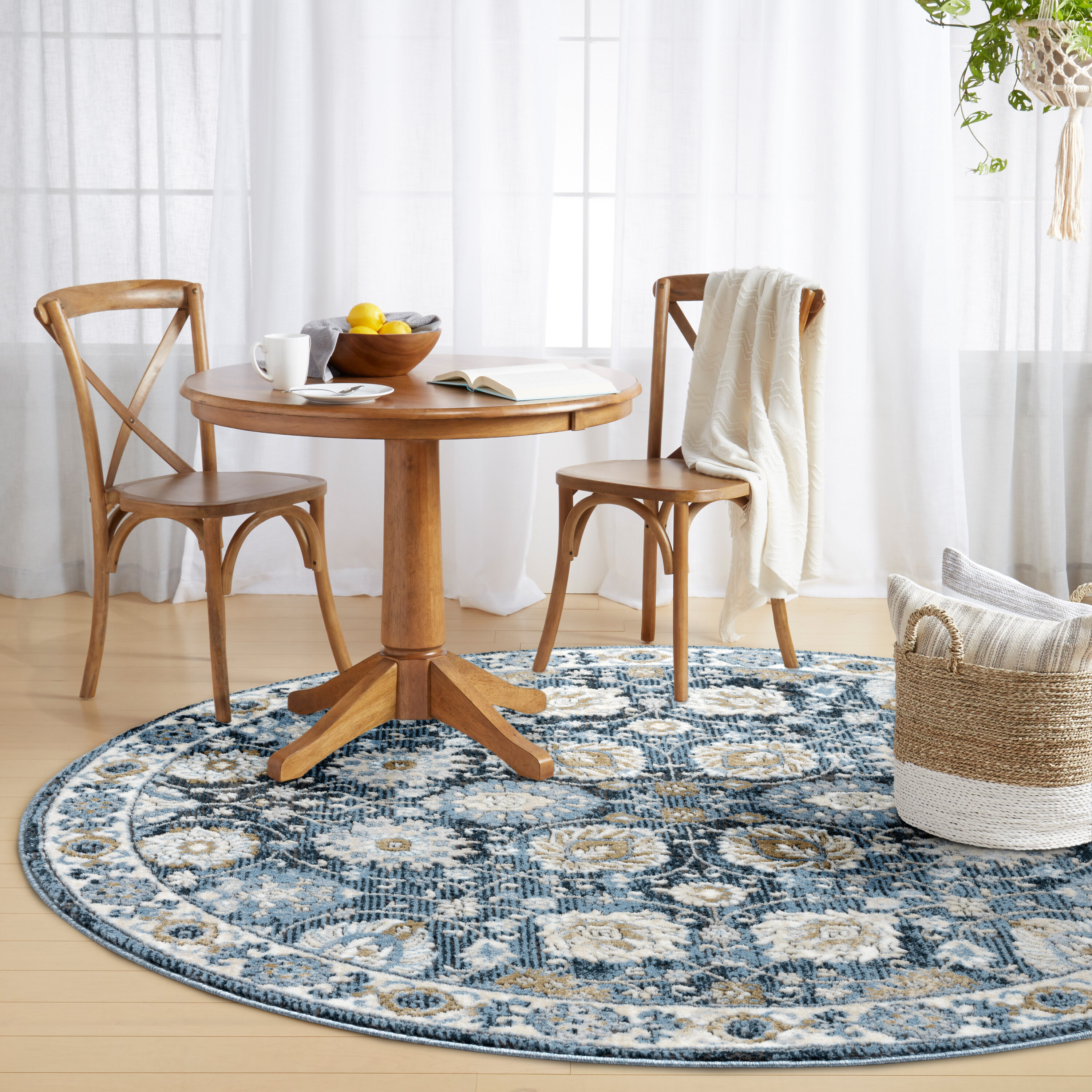 Round Floral/Botanical Rugs at Lowes.com