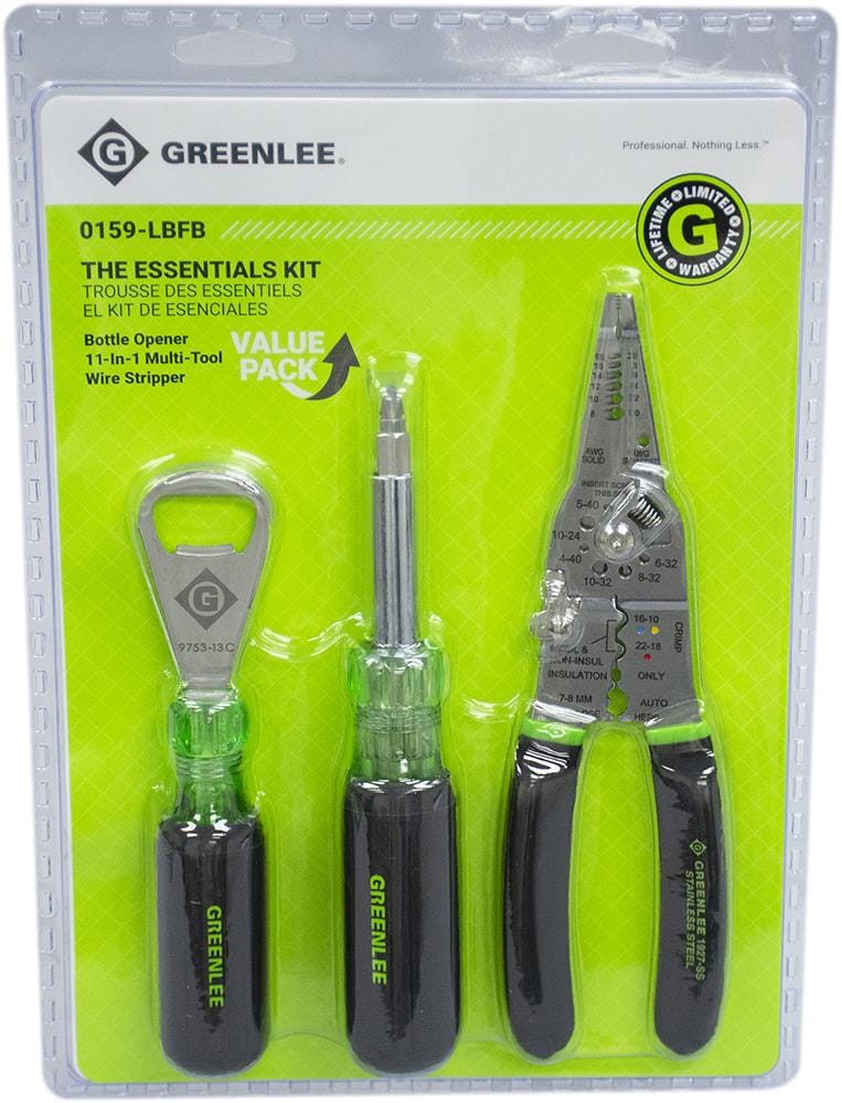 Greenlee 3-Piece Electrician's Multi-Tool Tool Kit Multi-Tool 0159