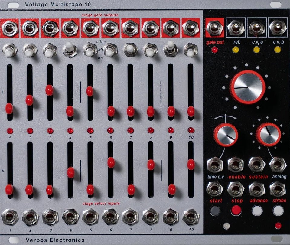Verbos Electronics Voltage Multistage 10 - Eurorack Module on