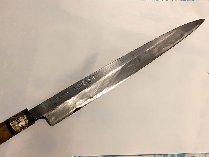 柳刃包丁（源昭忠・水野鍛錬所）