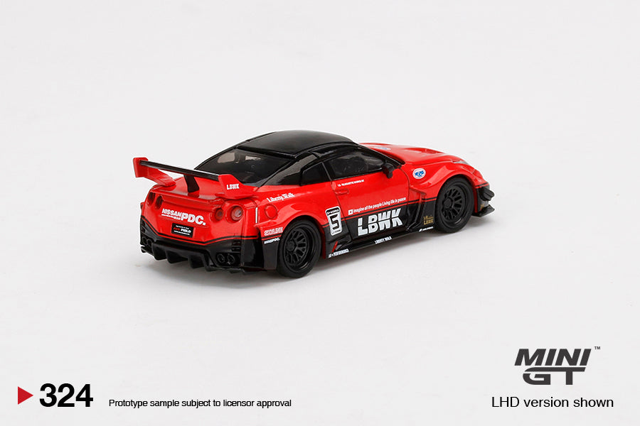 324 - LB-Silhouette WORKS GT NISSAN 35GT-RR Ver.1 Red/Black
