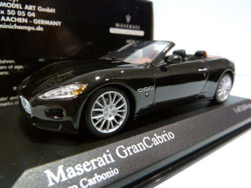 Maserati GranCabrio Black Metallic 1:43 400123930 MINICHAMPS