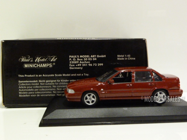 Volvo S70 Saloon Red Metallic 1:43 430171800 MINICHAMPS diecast