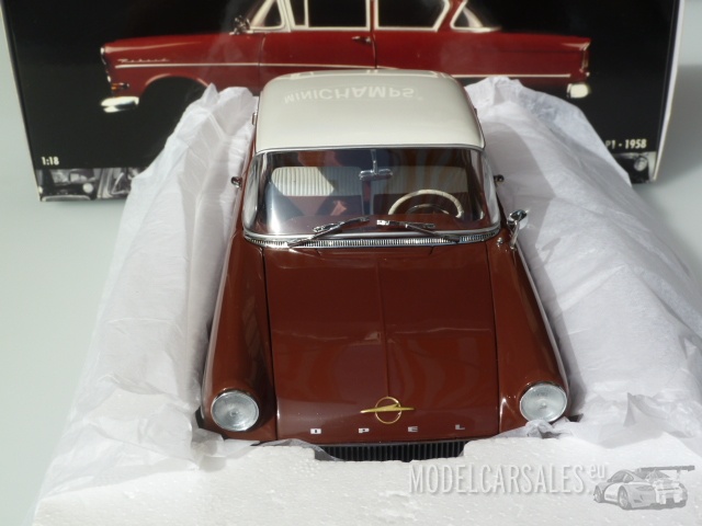 Opel Rekord P1 Brown 1:18 180043202 MINICHAMPS diecast model car