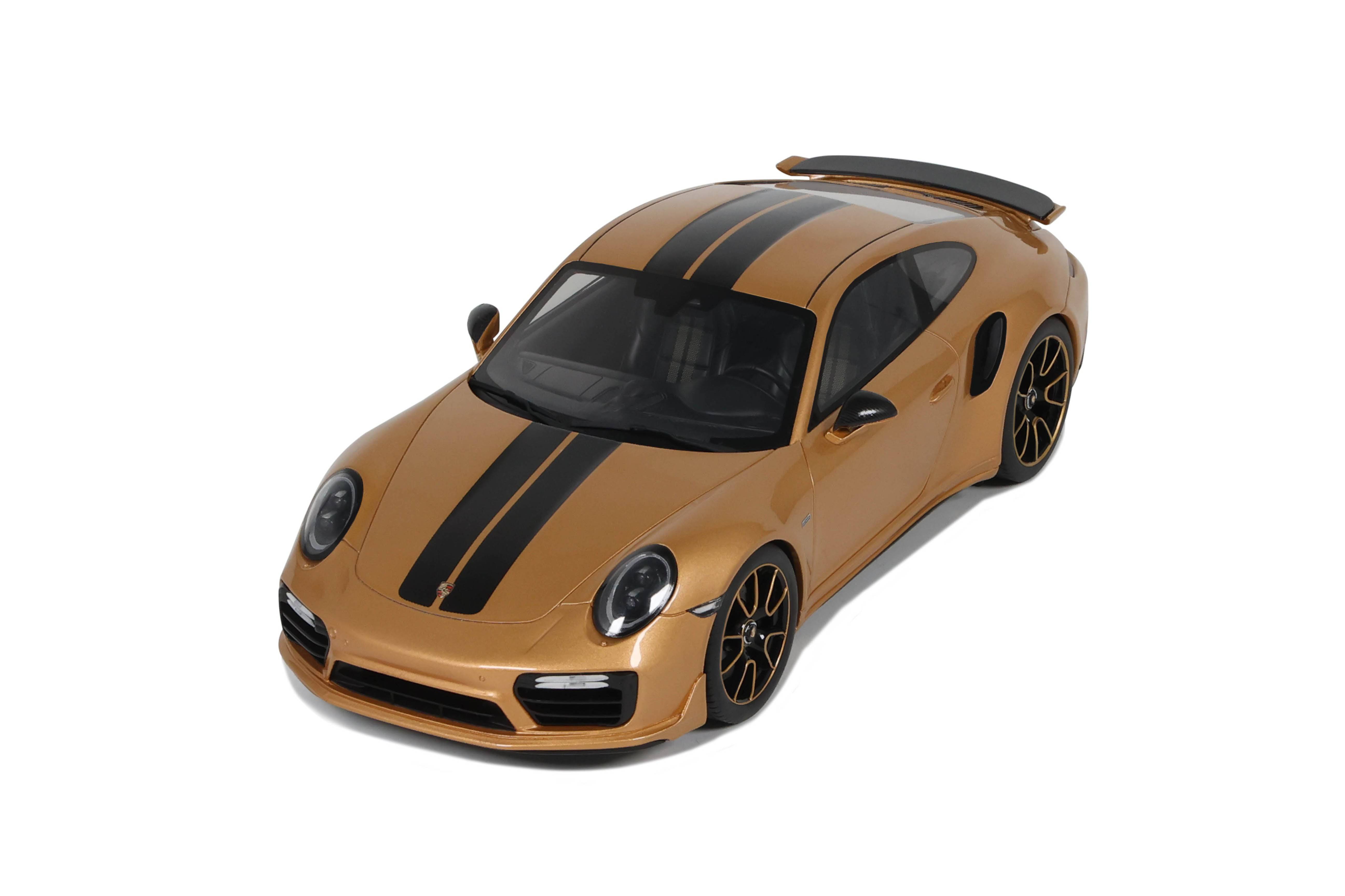 GT Spirit - Porsche 911 (991.2) Turbo S Exclusive (Golden Yellow Metal