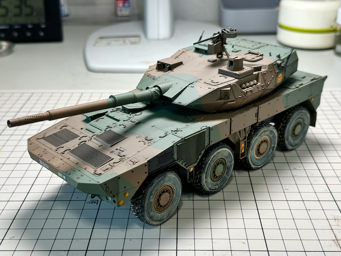 タミヤ・陸上自衛隊16式機動戦闘車（ヒトロク）1/35の製作記3【完成