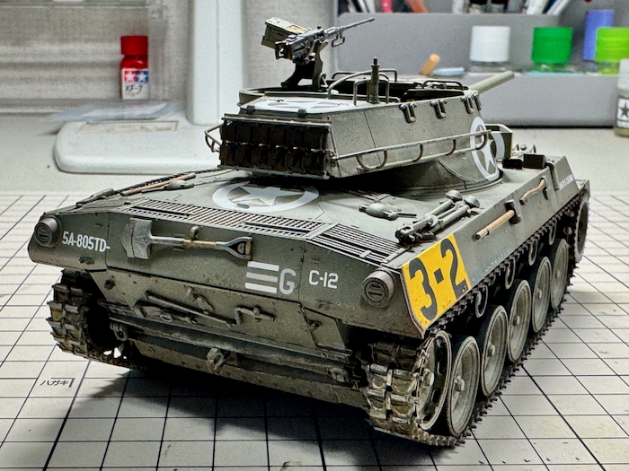 タミヤ・アメリカ駆逐戦車M18ヘルキャット1/35の製作記4【完成
