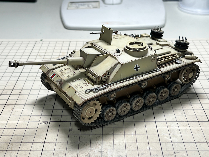 タミヤ・ドイツⅢ号突撃砲G型（初期型）1/35の製作記7【完成＆参考書籍