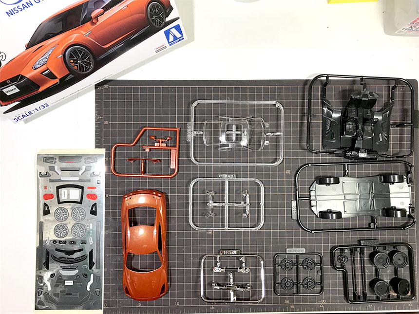 ザ☆スナップキット 1/32 NISSAN GT-R【楽プラ】 の巻 ｜ Modelholic