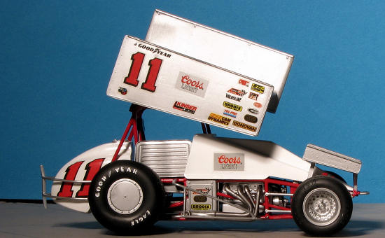 Monogram 1/24 Steve Kinser Sprint Car, by Scott Van Aken