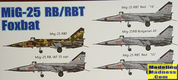 KittyHawk 1/48 MiG-25 RB/RBT Foxbat, previewed by Scott Van Aken