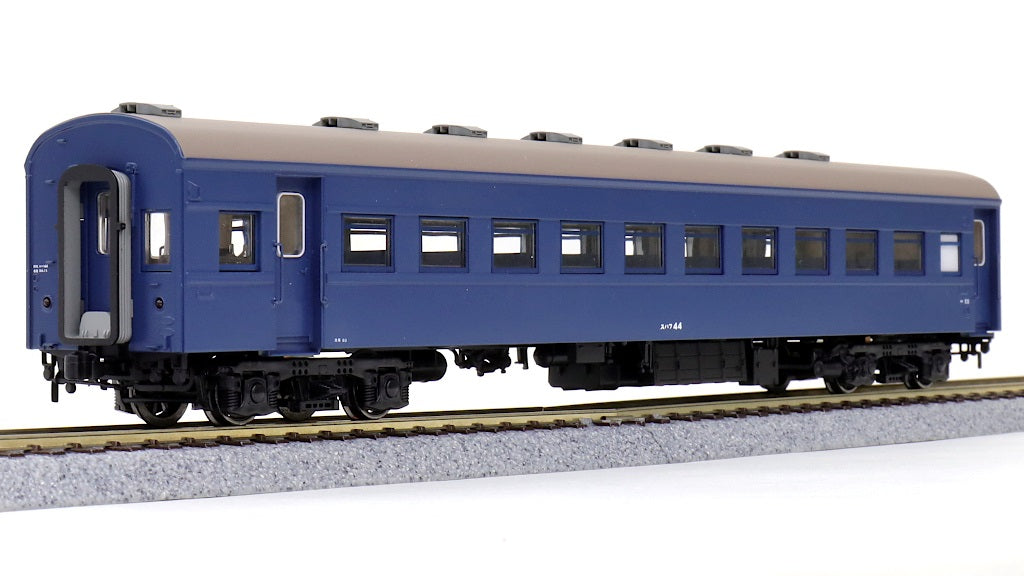 天賞堂 [57054] スハフ44形 青15号 原形窓 (1:80 16.5mm/HOゲージ 動力