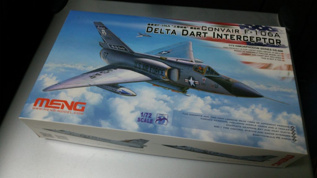 キットレビュー】MENG MODEL 1/72 F-106A デルタダート | Modelyard