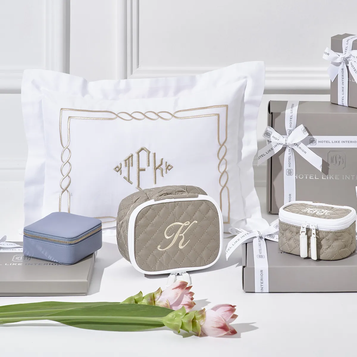 レザージュエリーケース | 本革 | 旅行用コンパクト収納