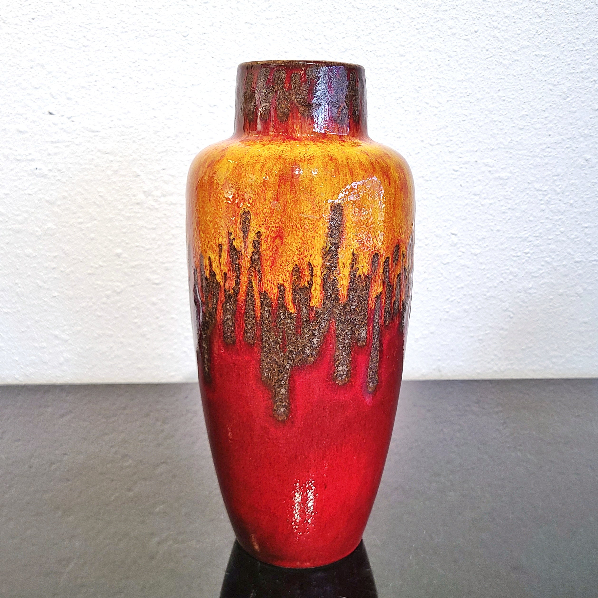 XL SCHEURICH KERAMIK FAT LAVA VASE Nr. 517/30 – MODERN REDUX