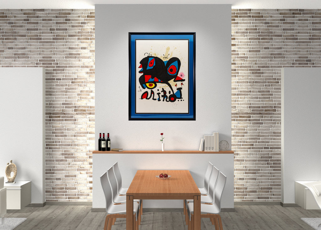 Joan Miro Color Lithograph Affiche pour l'exposition 'Miro