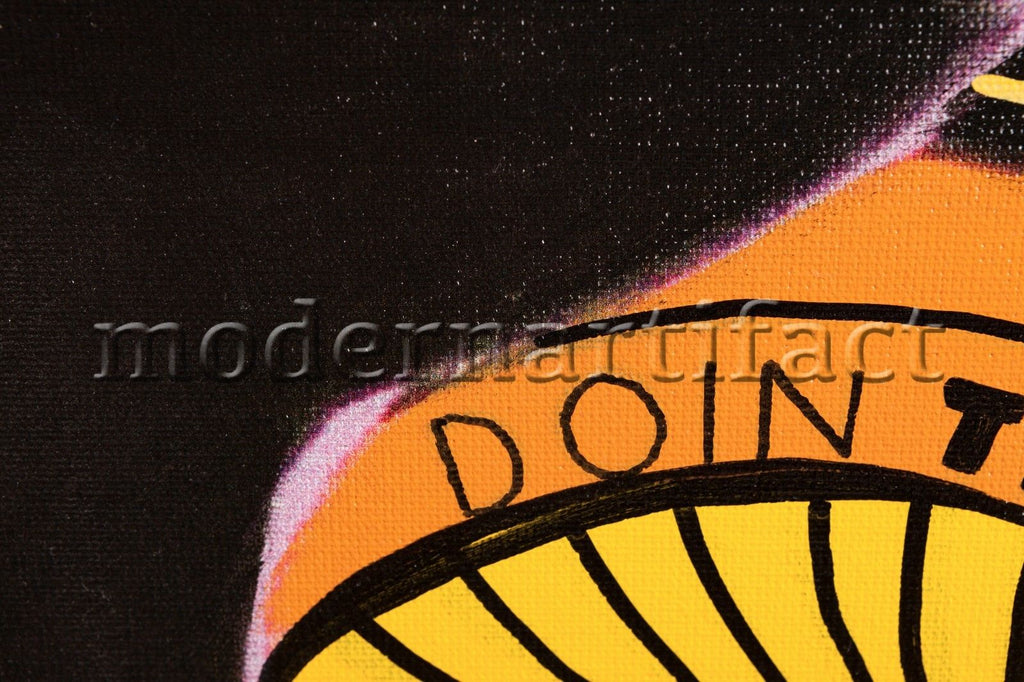 Steve Kaufman - The Doors Jim Morrison Original Oil Painting