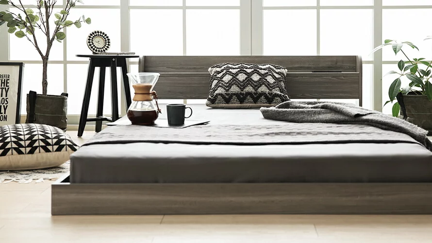 ダブル] フロアベッド プレミアムマットレス付き｜モダンデコ公式