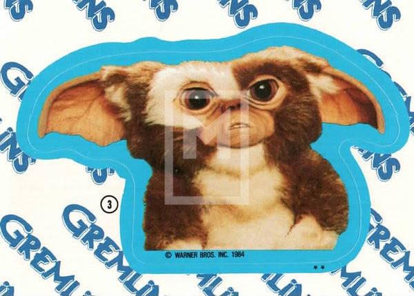 1984 TOPPS Gremlins Movie Sticker Card | Moesbill Trading Cards