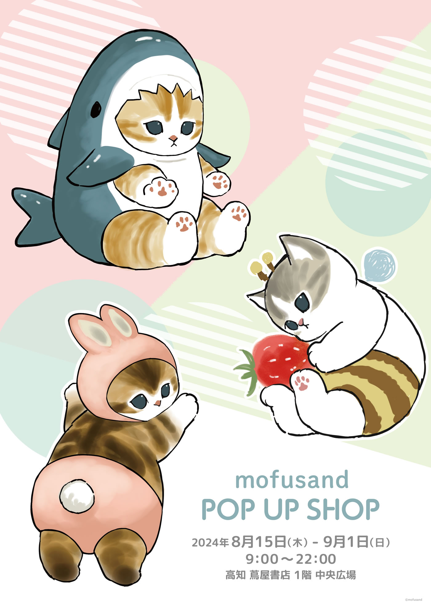 mofusand POP UP SHOP 高知 蔦屋書店(2024/8/15(木)～9/1(日))イベント情報