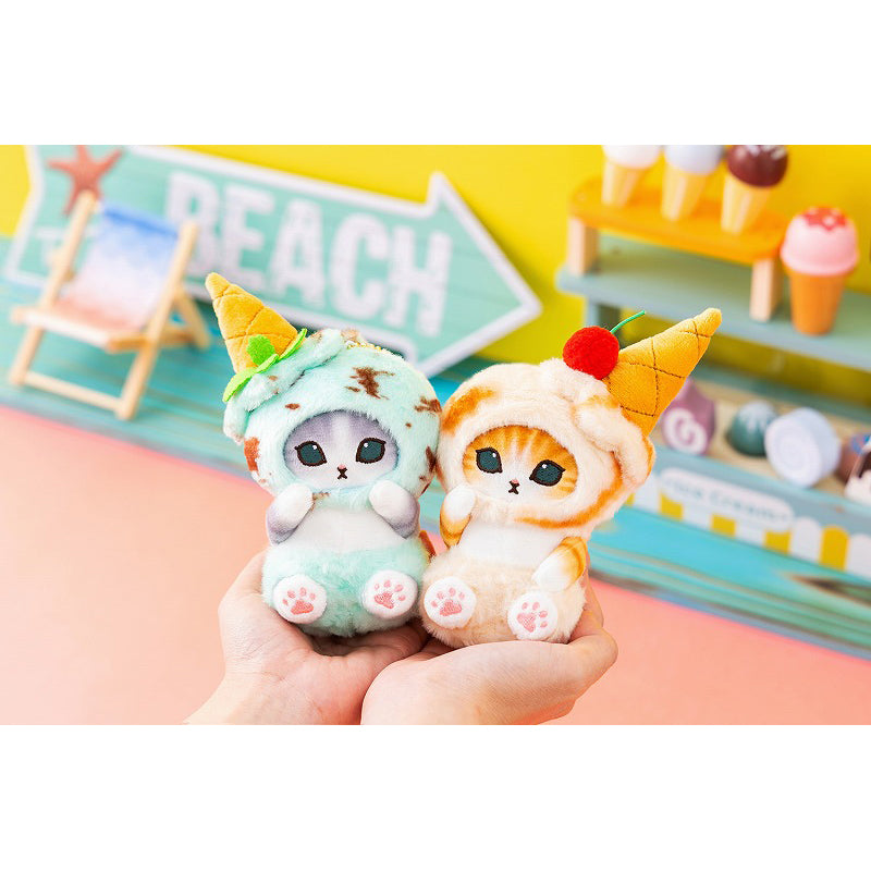 mofusand アイスにゃんマスコット(キャラメル) | mofusandもふもふ