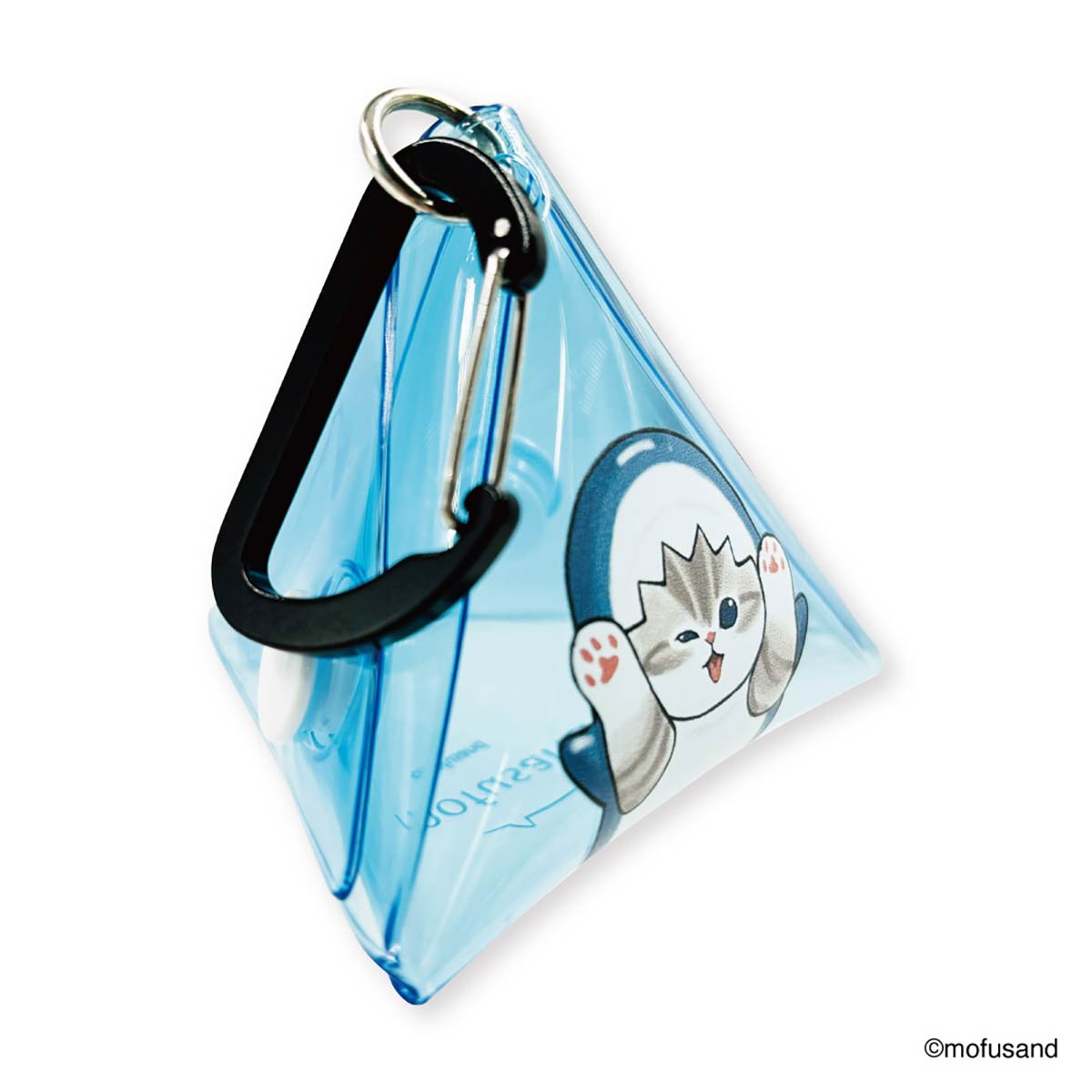 mofusand クリア三角ポーチ(サメにゃん) | mofusandもふもふマーケット
