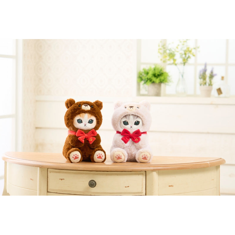 mofusand展 テディベアにゃん ぬいぐるみS(アイボリー) | mofusand