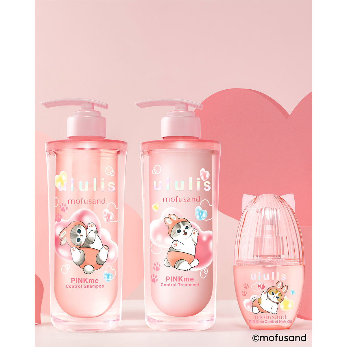 mofusand ululis Pink Me Control Hair Oil (Rabbit Meow) | mofusand