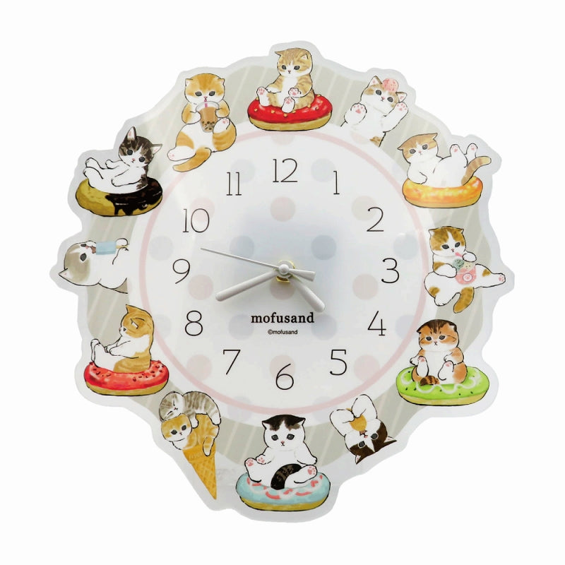 mofusand アクリル壁掛け時計 | mofusandもふもふマーケット