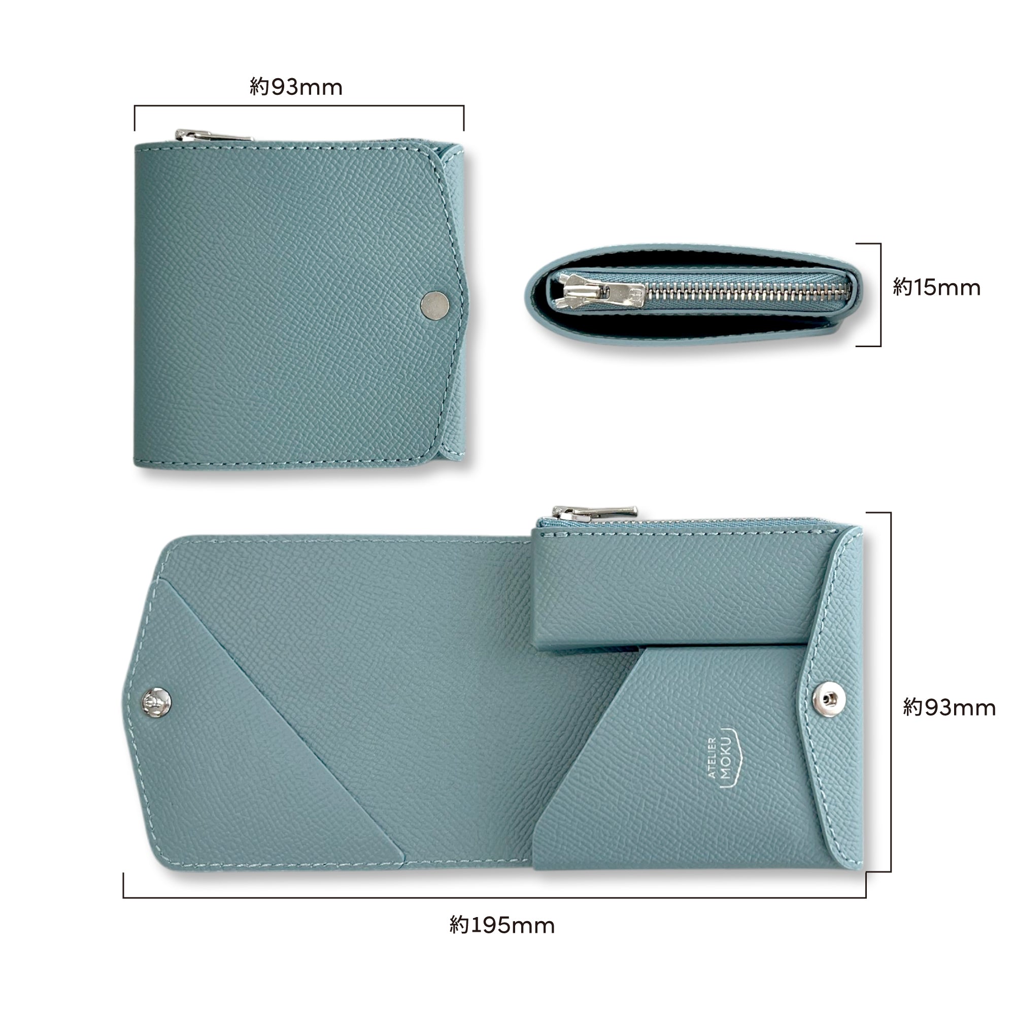 薄い財布 メンズ・レディース/小さく薄い財布SAKU ver.3 Plus Noblessa