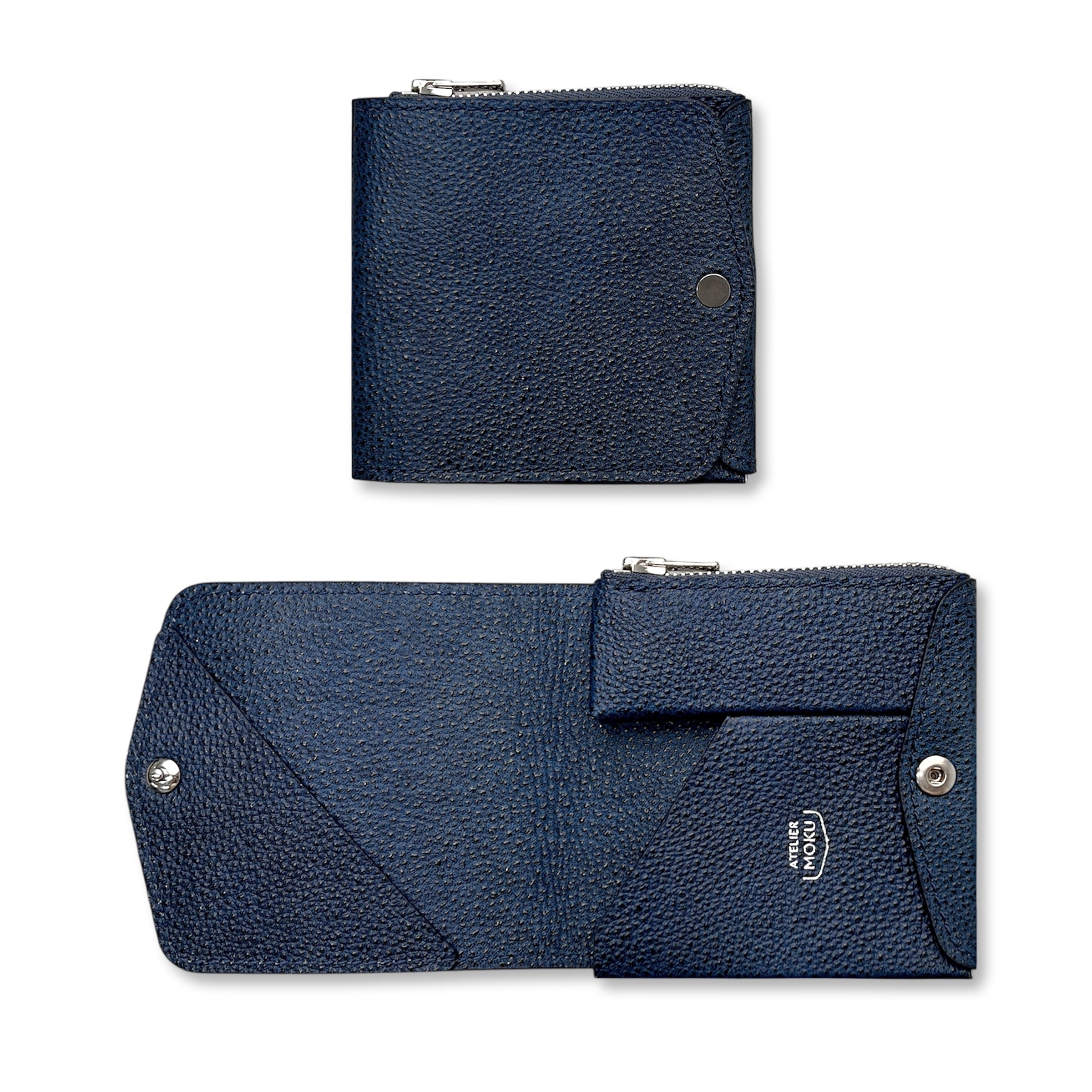 小さく薄い財布SAKU ver.3 Plus 黒桟革