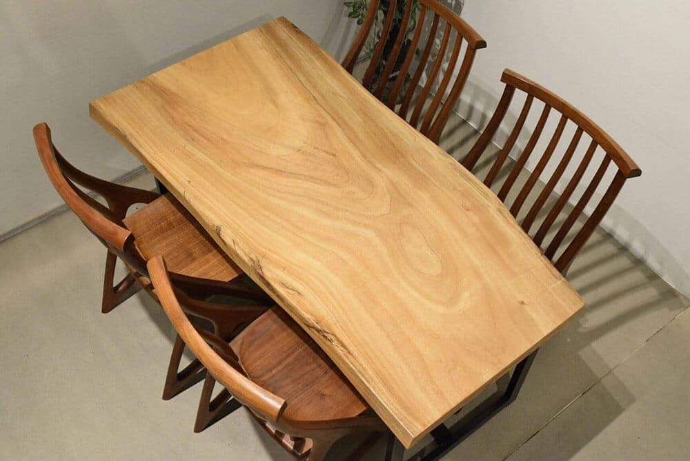 タブ一枚板デスク | 一枚板テーブル、無垢材 天板の販売【アトリエ木馬】