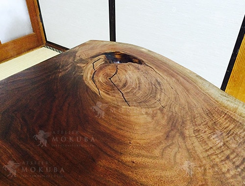 ローテーブルxウォールナット【福岡県 個人住宅】和の雰囲気にもマッチ