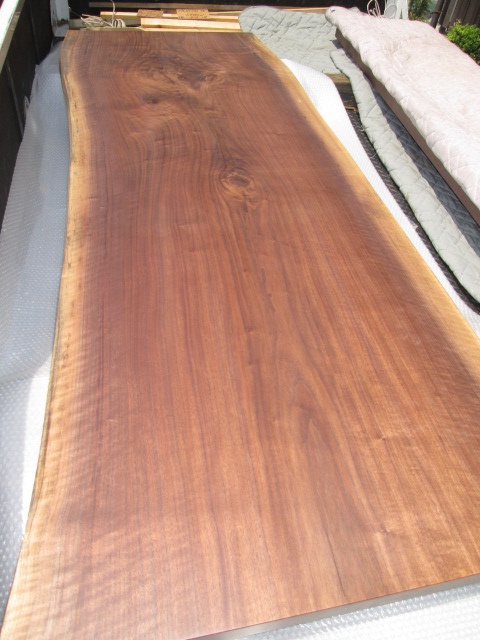 ウォールナット テーブル、テレビボード | 一枚板 お取り引き実績 | 一