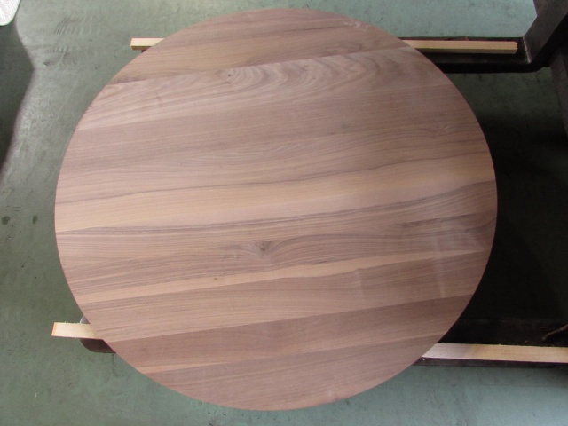 ウォールナット 円卓天板 | 一枚板 お取り引き実績 | 一枚板・天板