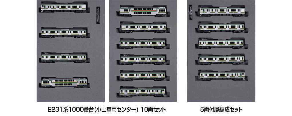 KATO】E231系1000番台（小山車両センター）2025年4月発売 | モケイテツ