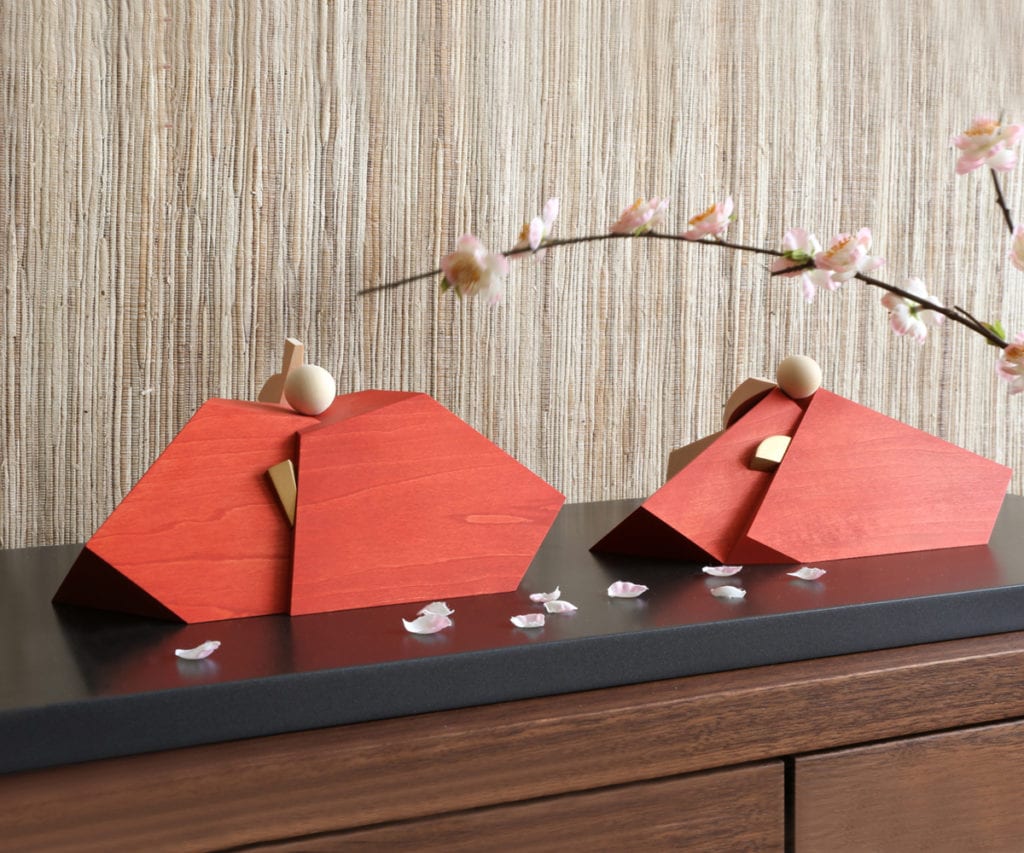 モダンアートのような雛人形 – 旭川クラフト T.MOTOI（ティー・モトイ