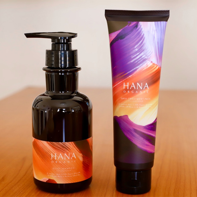 HANA ORGANIC リセットシャンプー＆3WAYトリートメントパック ｜ もり