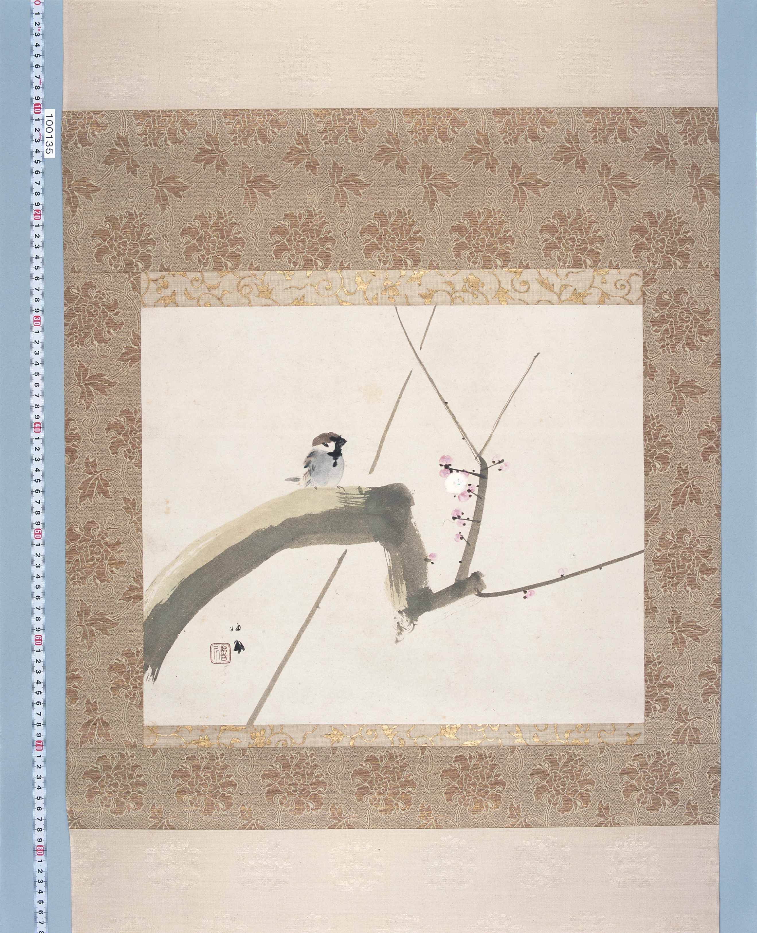 竹内栖鳳《楳雀図》 - 文京区立森鴎外記念館